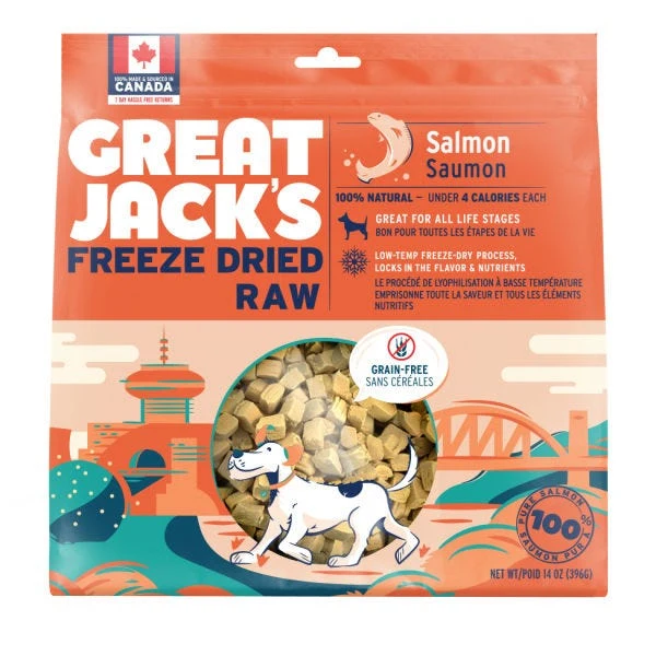 Enhanced Great Jack's Salmon ze Dried Raw Dog Treats Great Jack's Salmon ze Dried Raw Dog Treats Original Design