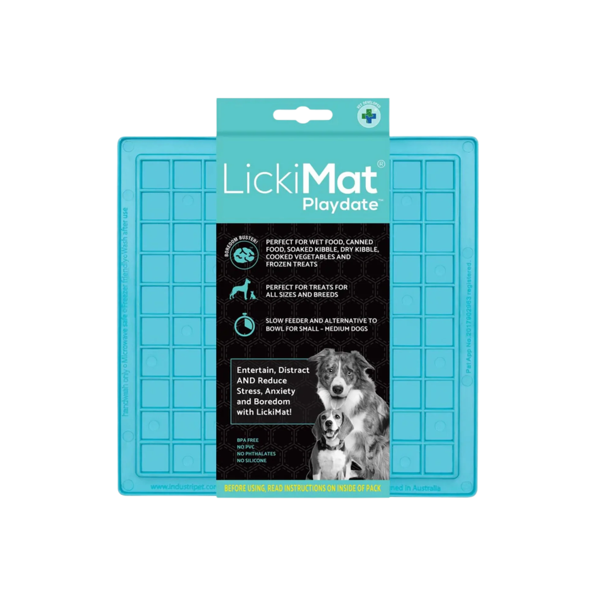 Green Lickimat Playdate Lickmat High-Quality