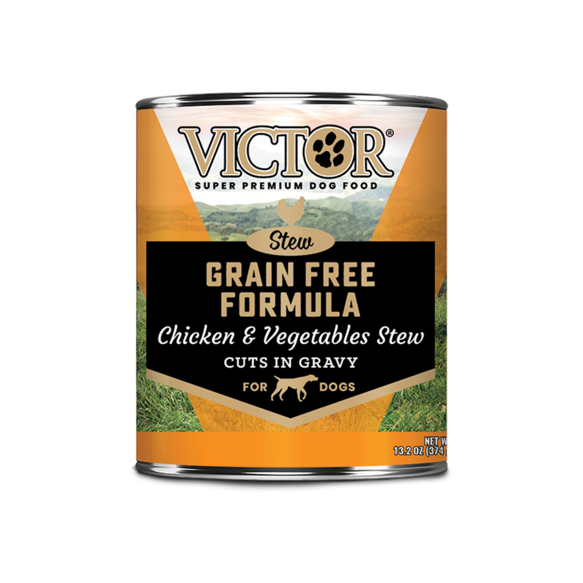 Casual Victor Grain Formula Chicken and Vegetables Cuts in Gravy Wet Dog Food 13.2oz Smart