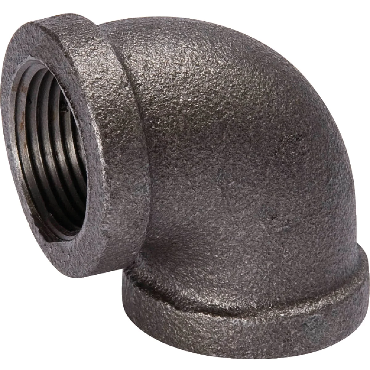 Dependable Southland 1-1 2 In. 90 Deg. Malleable Black Iron Elbow 1 4 Bend Relaxed