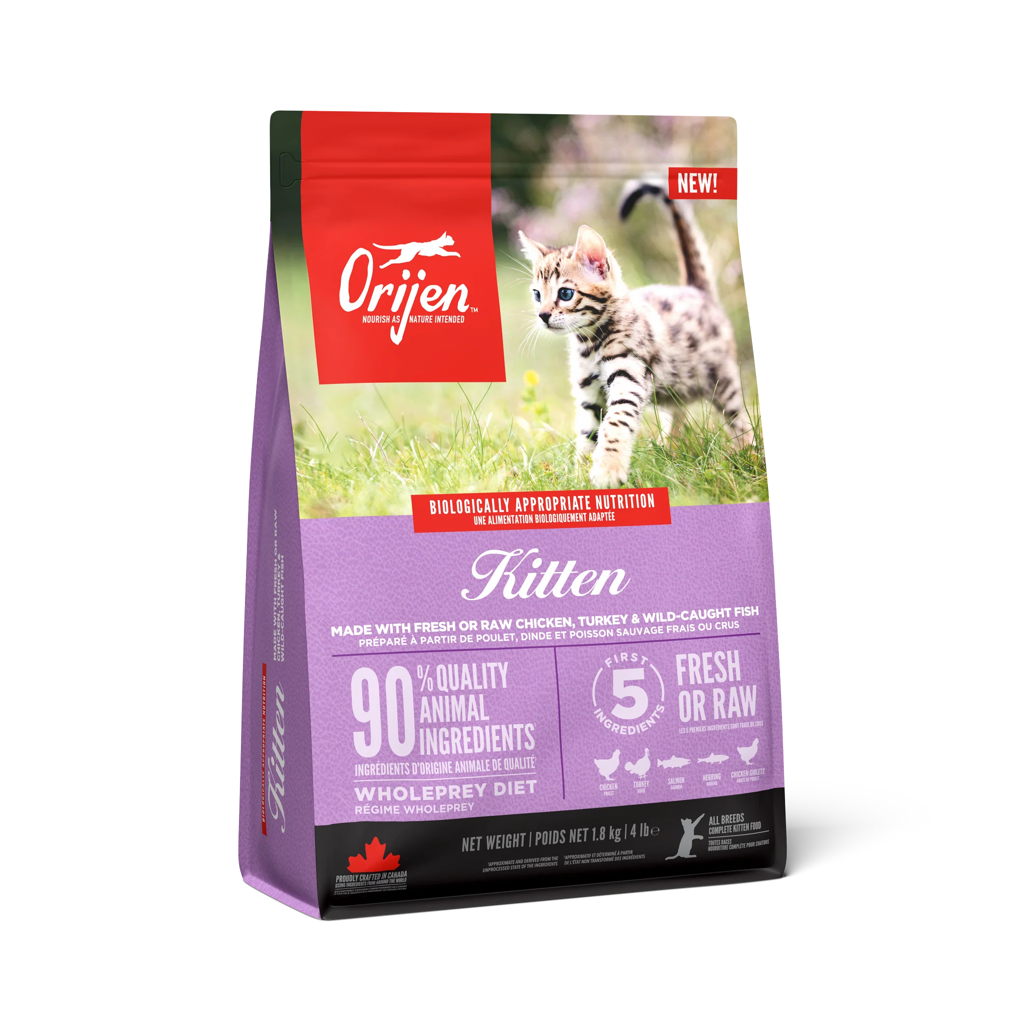 Durable Orijen Kitten Cat Food Orijen Kitten Cat Food Solid