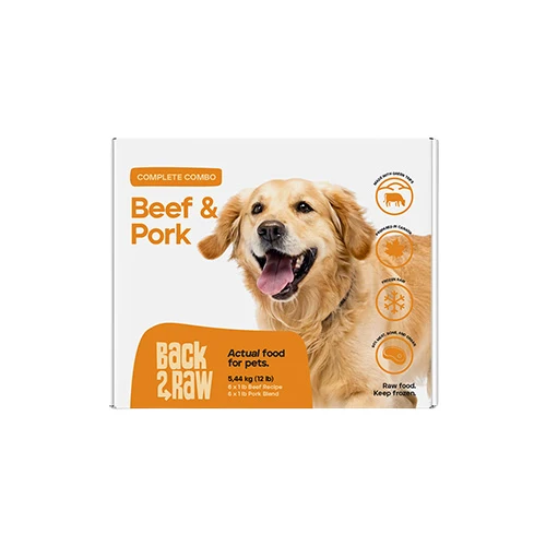 Consistent Back2Raw Complete Beef Pork Combo 12LB Box Back2Raw Complete Beef Pork Combo 12LB Box Elite