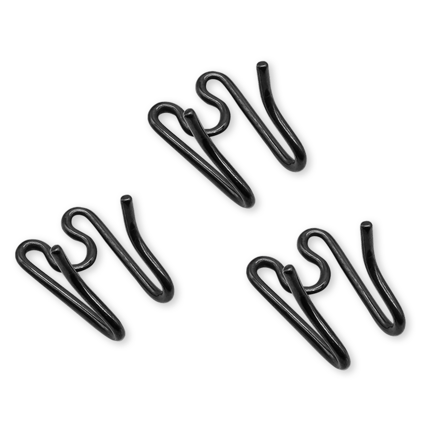 Responsible Herm Sprenger - ULTRA-PLUS Training Collar Middle Links for Lengthening 3-Pack - Black Stainless Steel Pure