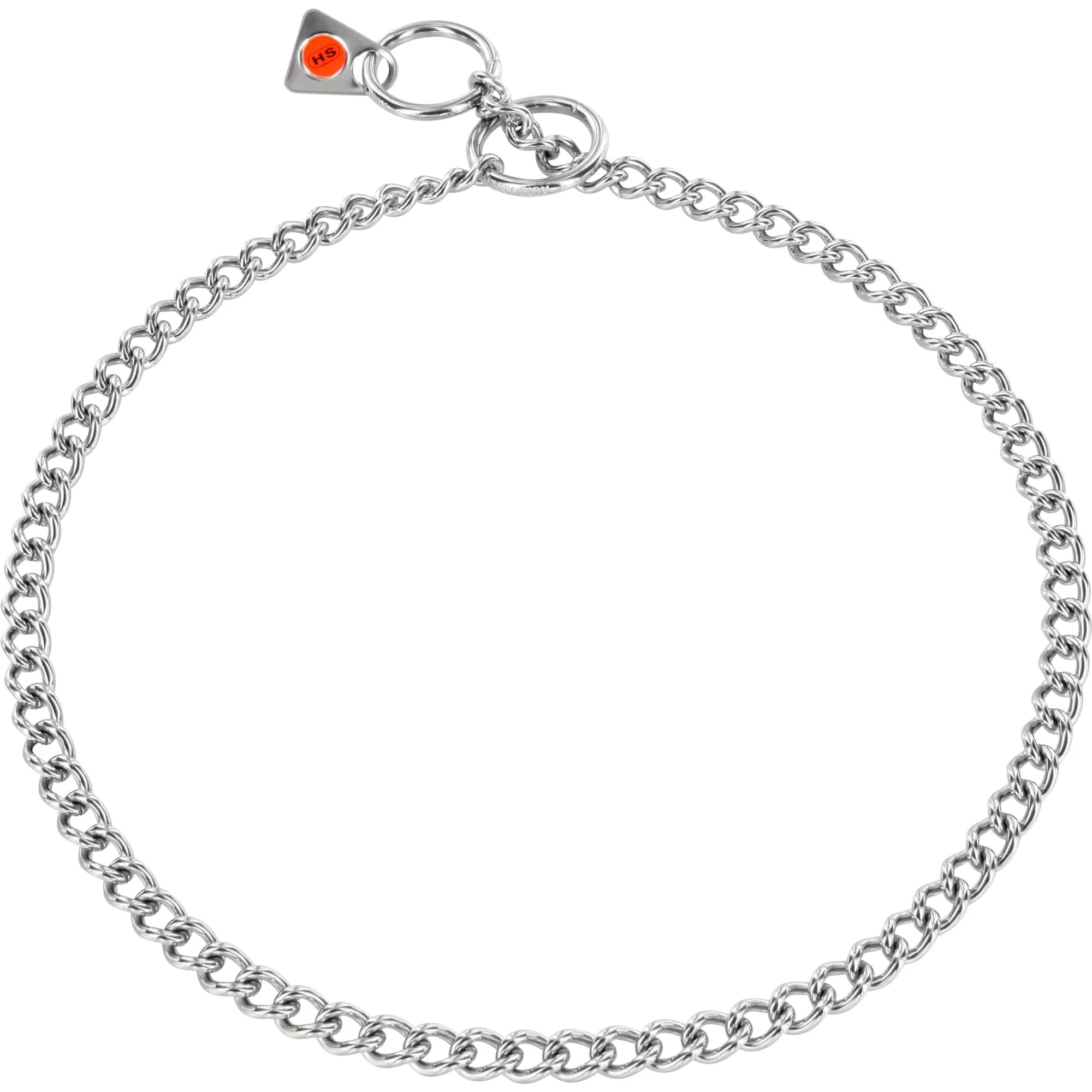 Top-Quality Herm Sprenger - Slide Chain Collar - Short Round Links - Stainless Steel 2 mm Dependable