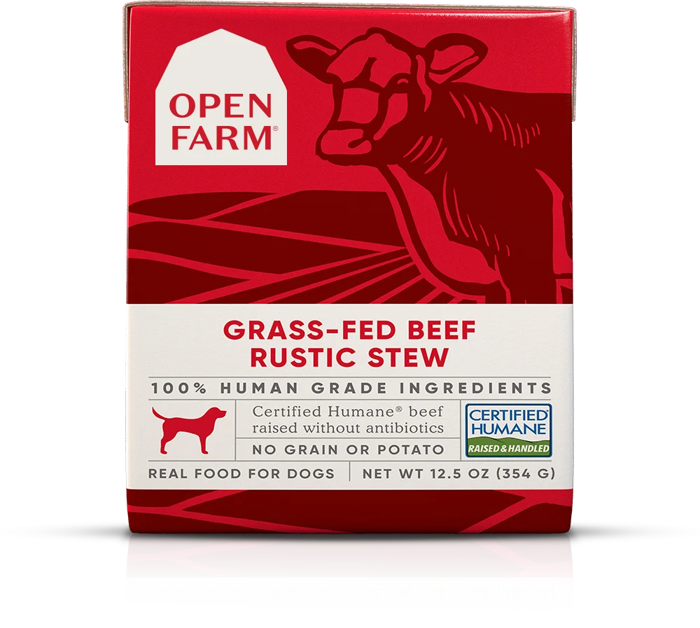 Fine Open Farm Grass-Fed Beef Rustic Stew Wet Dog Food Open Farm Grass-Fed Beef Rustic Stew Wet Dog Food High-Quality