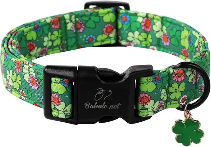 Unique St Patricks Day Dog Collar for Large Dogs Specialty