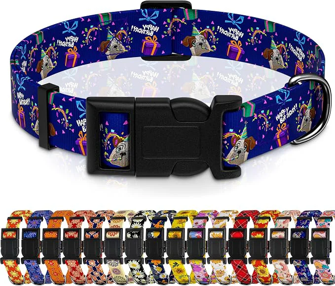 Versatile Dog Collar Classical Birthday Gift Boys Girls Puppy Collar Soft