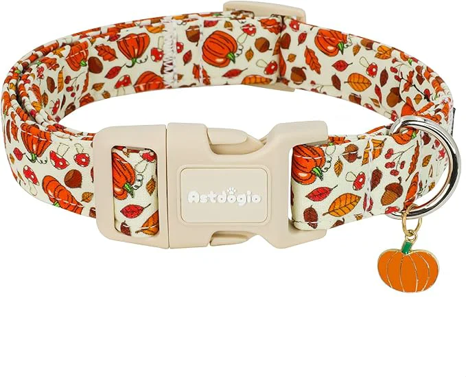 Verified Fall Dog Collar – Halloween Thanksgiving Dog Collars Premium Material