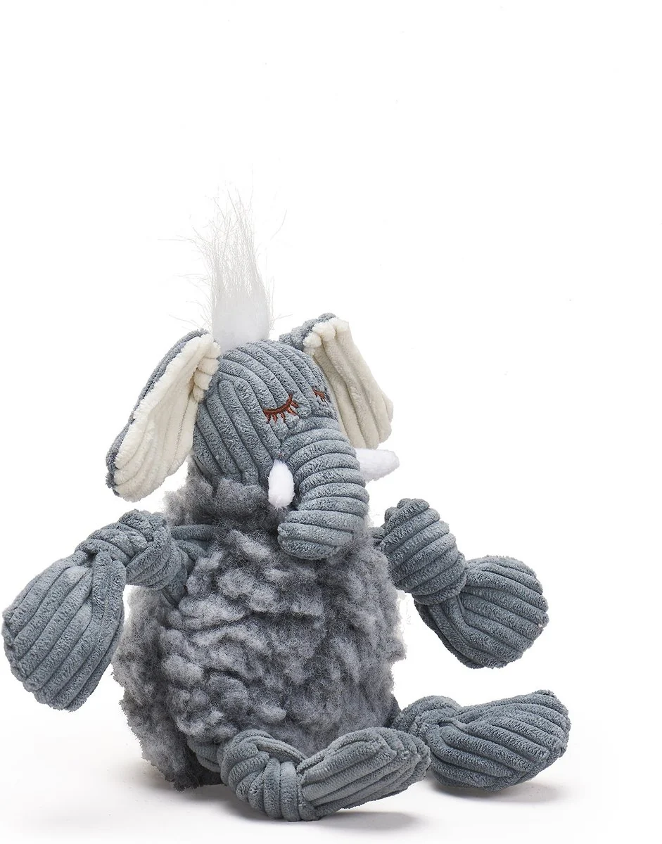First-Class Huggle Hounds HuggleFleece FlufferKnottie - Ellamae Elephant Huggle Hounds HuggleFleece FlufferKnottie - Ellamae Elephant Clean