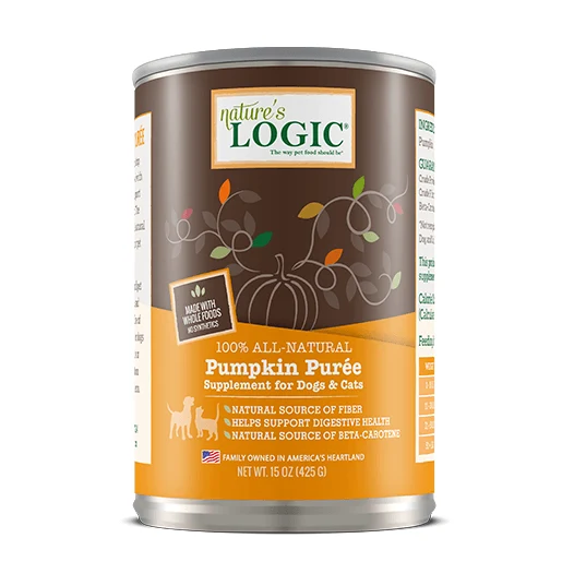 Excellent Nature's Logic Canned Pumpkin Puree for Dogs and Cats Nature's Logic Canned Pumpkin Puree for Dogs and Cats Unique