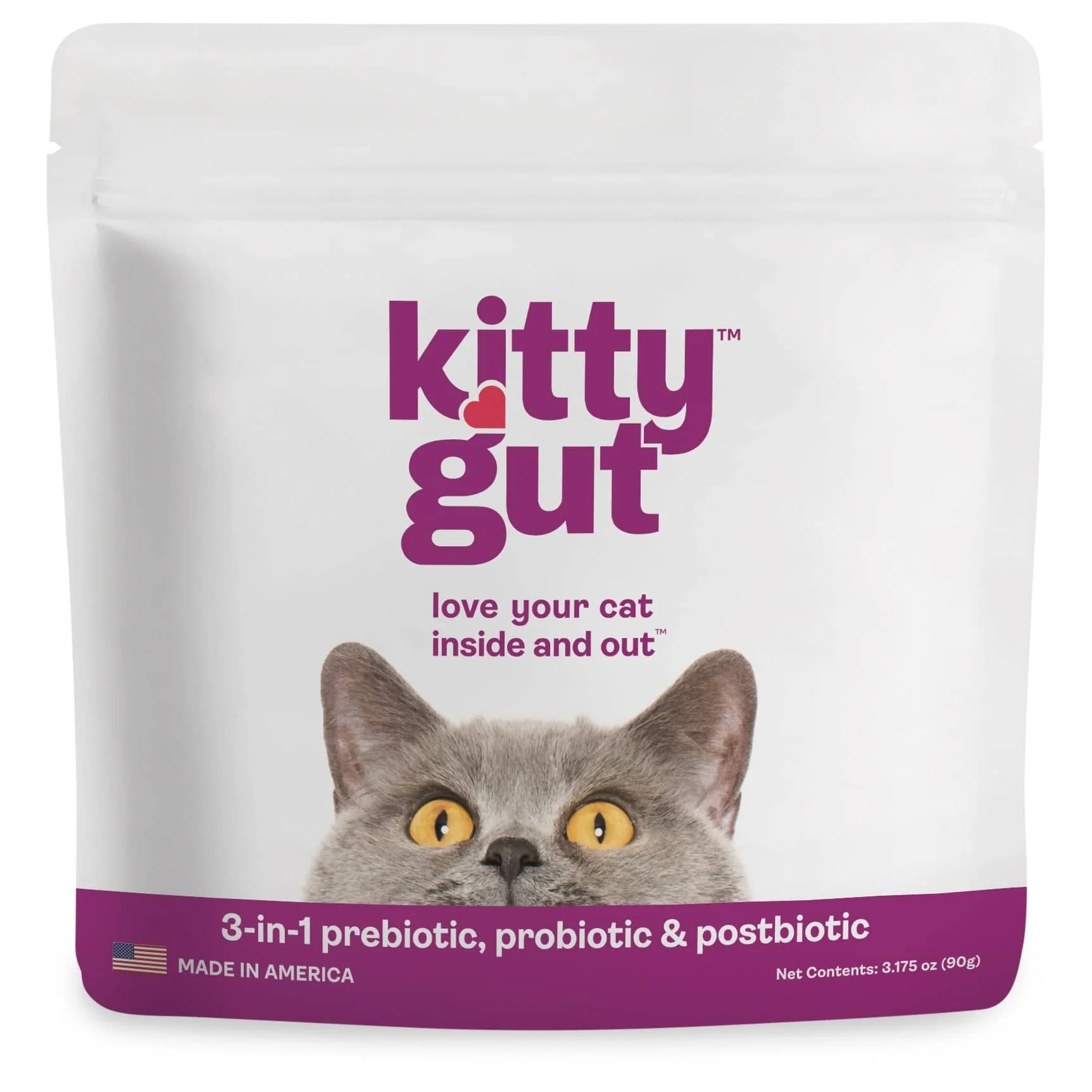Unique KittyGut 3-1 Gut Support - Pre Pro Postbiotics KittyGut 3-1 Gut Support - Pre Pro Postbiotics Sustainable