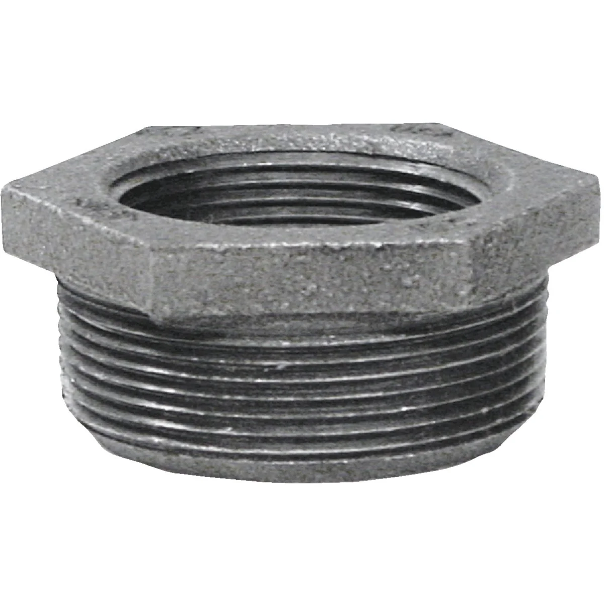 Specialty Anvil 1-1 2 In. x 1 2 In. Hexagon Black Iron Bushing Healthy