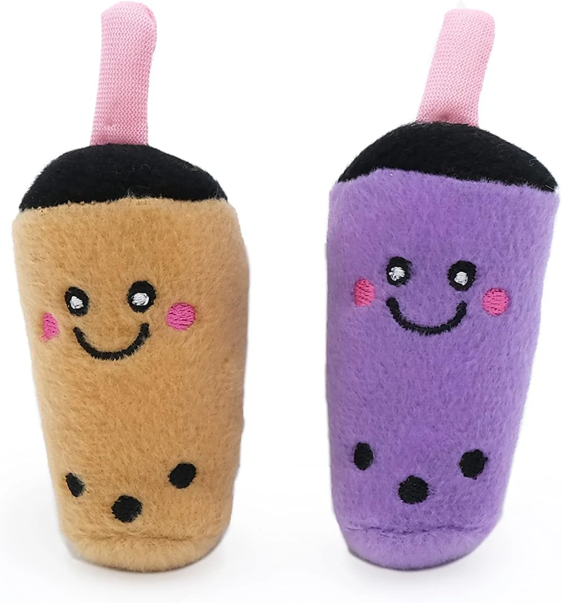 Responsible ZippyClaws NomNomz Cat Toy - Milk Tea and Taro ZippyClaws NomNomz Cat Toy - Milk Tea and Taro Solid