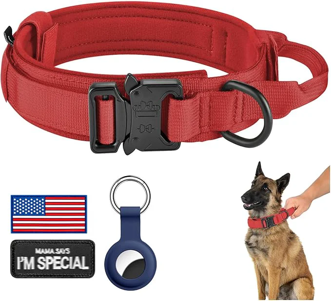 Advanced DAGANXI Tactical Dog Collar Adjustable Military Training Nylon Dog Collar Original Design