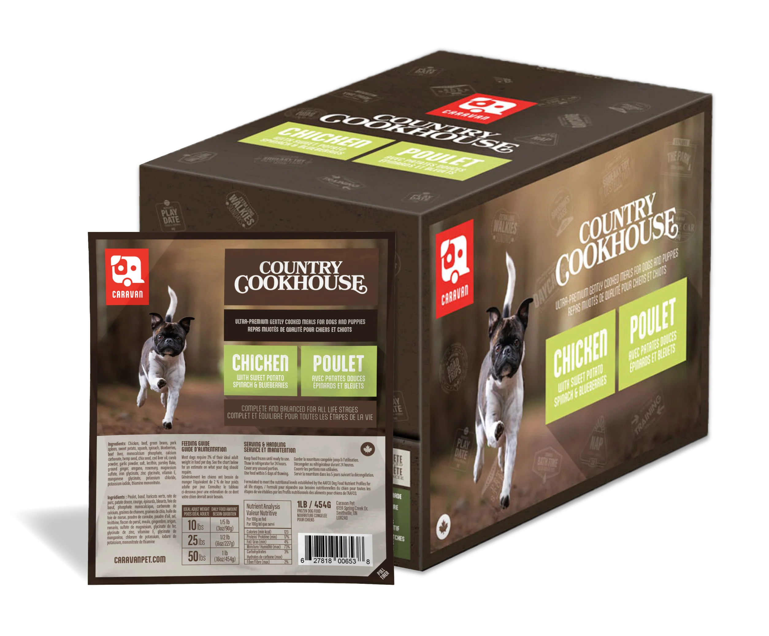 Unique Big Country Raw - Caravan - Gently Cooked Chicken Frozen Dog Food Big Country Raw - Caravan - Gently Cooked Chicken Frozen Dog Food Superior