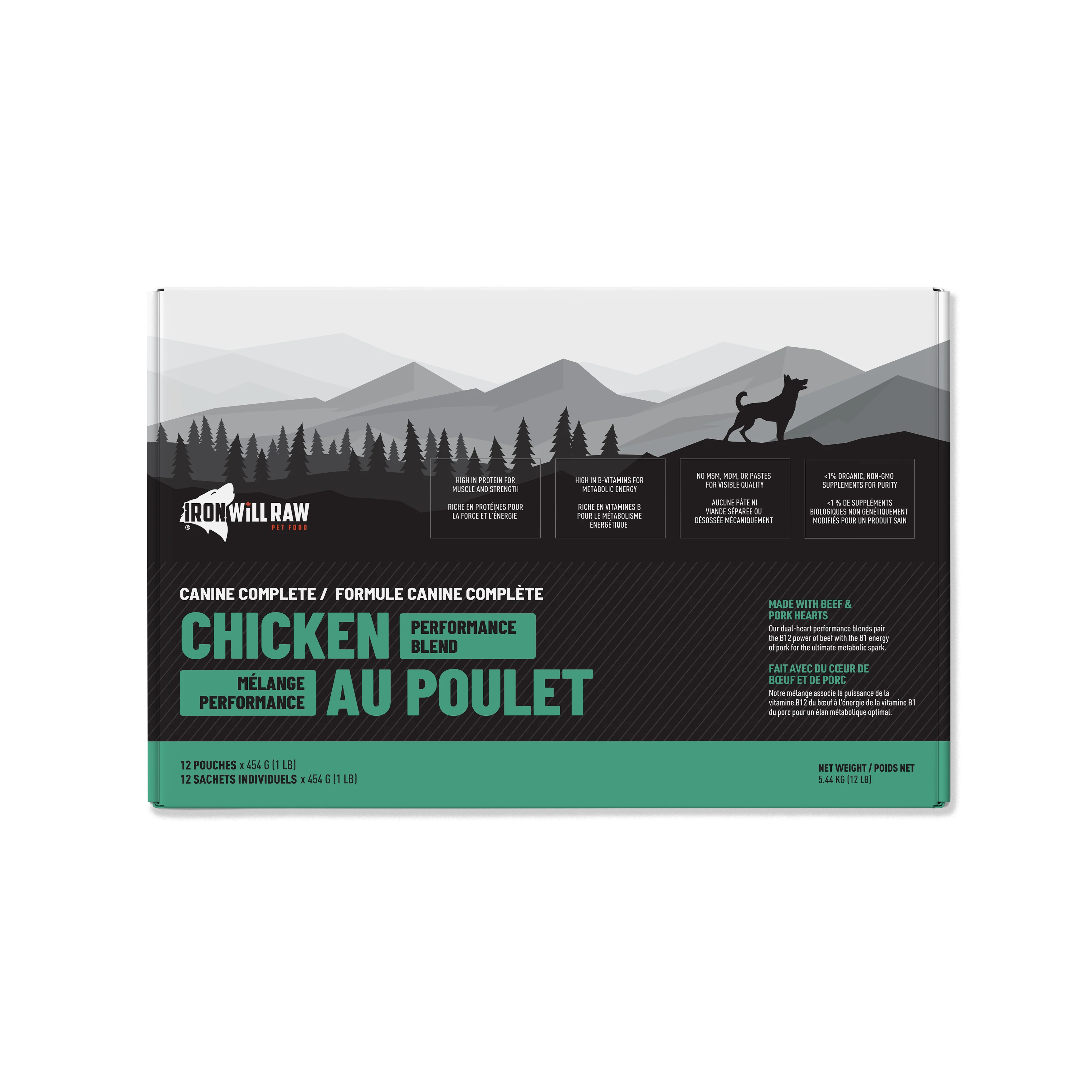 Artisan Iron Will Chicken Performance Blend Raw Dog Food Iron Will Chicken Performance Blend Raw Dog Food Soft