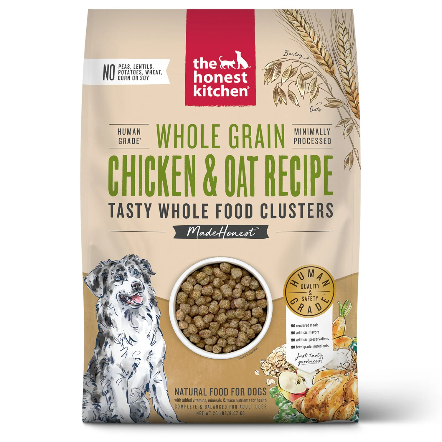 High-End Honest Kitchen Whole Food Clusters Whole Grain Chicken Oat Recipe Dog Food Honest Kitchen Whole Food Clusters Whole Grain Chicken Oat Recipe Dog Food Professional
