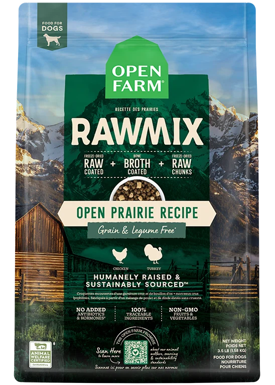 Healthy Open Farm Rawmix Open Prairie Recipe Grain Legume Dry Dog Food Open Farm Rawmix Open Prairie Recipe Grain Legume Dry Dog Food Reusable