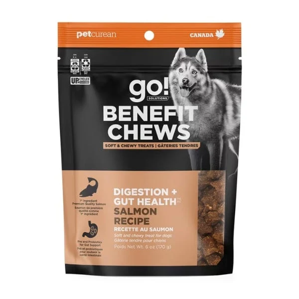 Authentic Go Solutions Digestion Gut Health Benefit Chews - Salmon Recipe - Dog Treats Go Solutions Digestion Gut Health Benefit Chews - Salmon Recipe - Dog Treats Quality