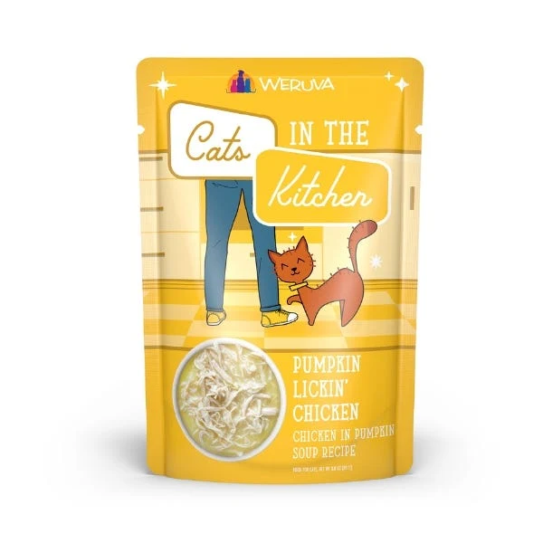 Breathable Weruva Cats in the Kitchen - Pumpkin Lickin' Chicken Pouches Wet Cat Food Weruva Cats in the Kitchen - Pumpkin Lickin' Chicken Pouches Wet Cat Food High-End
