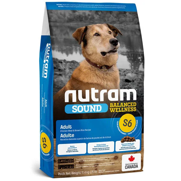 Professional Nutram Sound Balanced Wellness S6 - Chicken and Brown Rice Recipe Adult - Dog Food Nutram Sound Balanced Wellness S6 - Chicken and Brown Rice Recipe Adult - Dog Food Expertly Made
