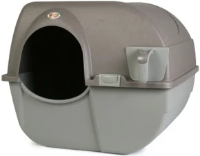 Easy-to-Use Omega Paw - Roll'N Clean Self-Cleaning Litter Box Artisan