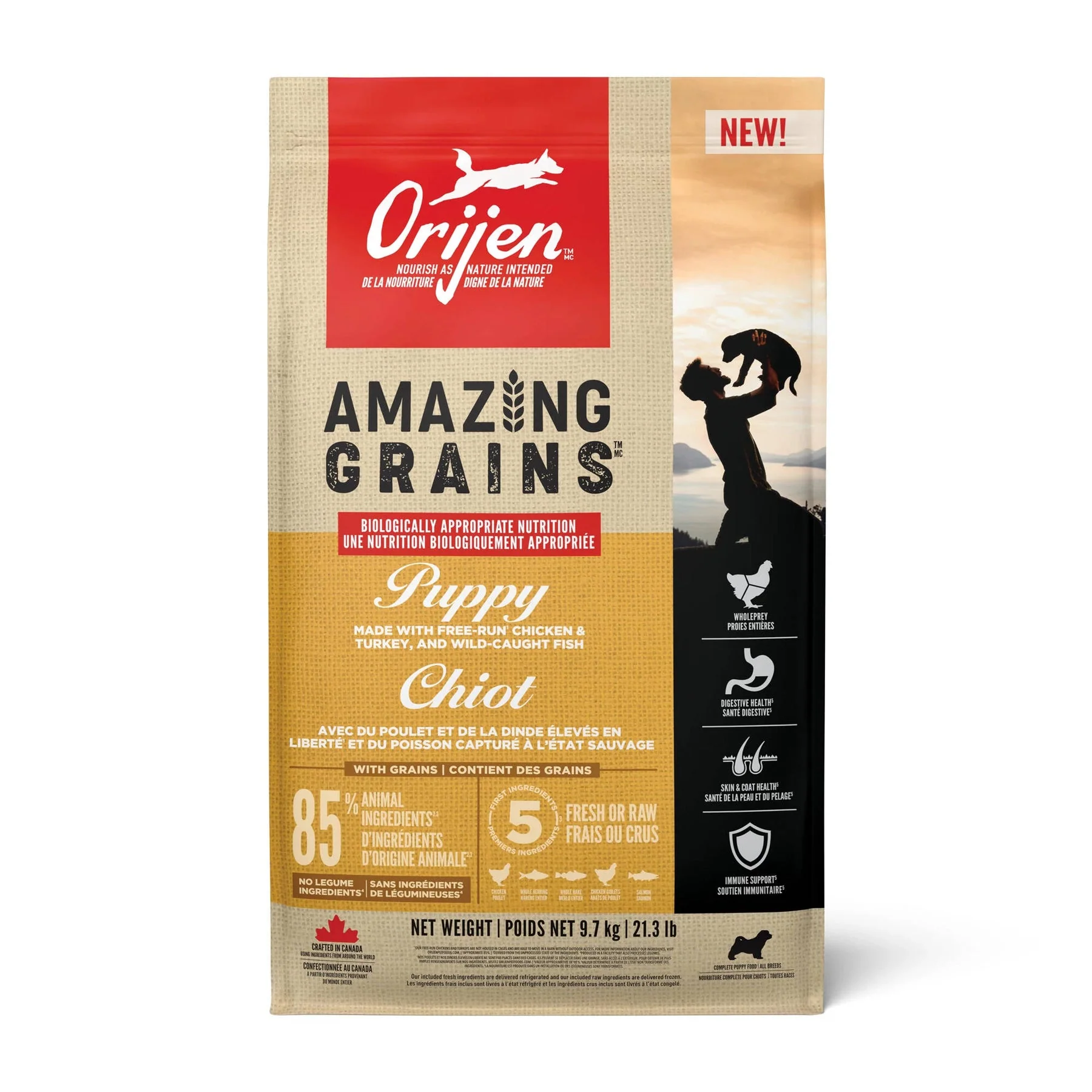 Certified Orijen Grains Puppy Dog Food Orijen Grains Puppy Dog Food Pure