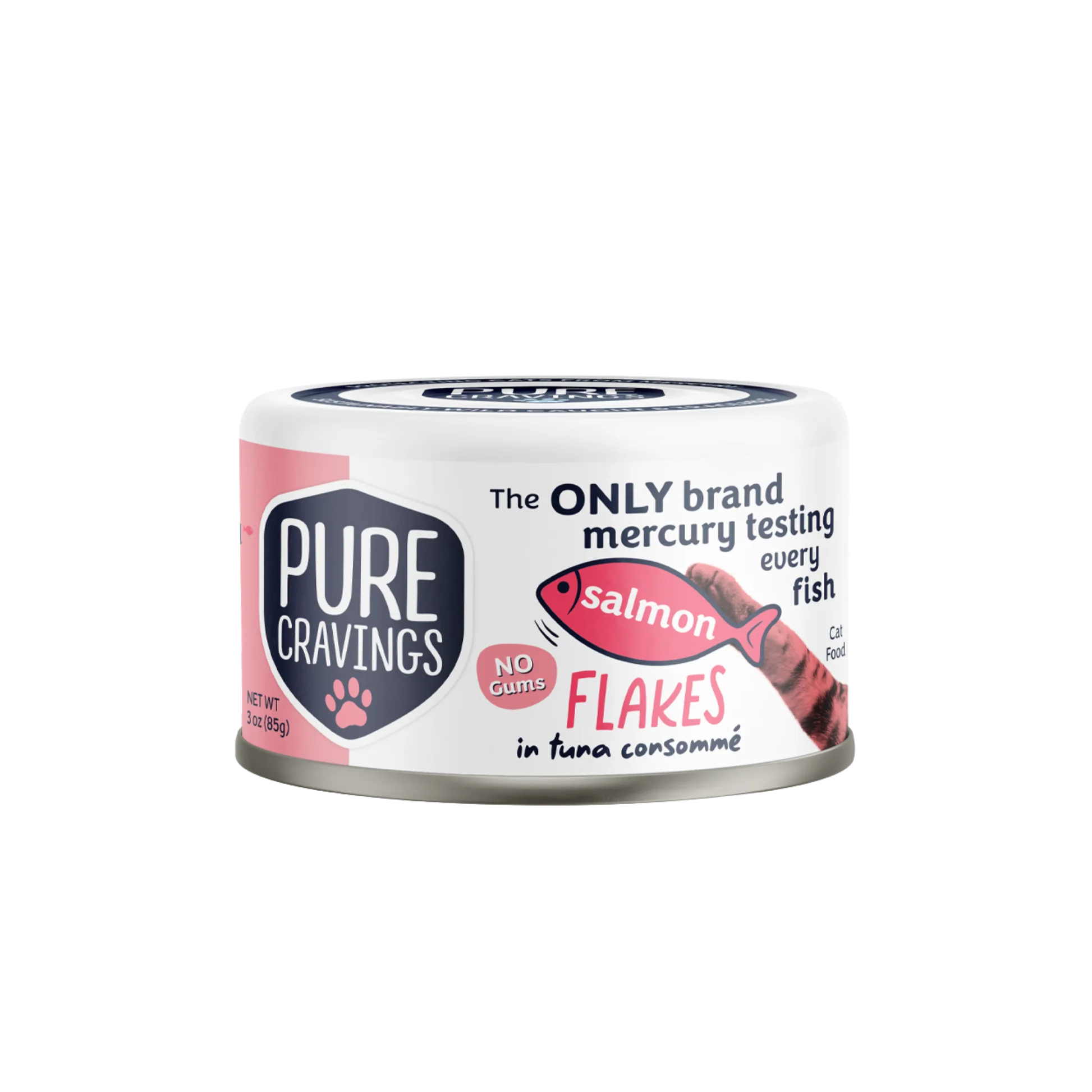 Breathable Pure Cravings Salmon Flakes in Tuna Consommé Wet Cat Food Effective