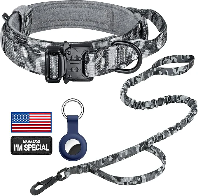 Clean DAGANXI Tactical Dog Collar Adjustable Military Training Nylon Dog Collar Smooth