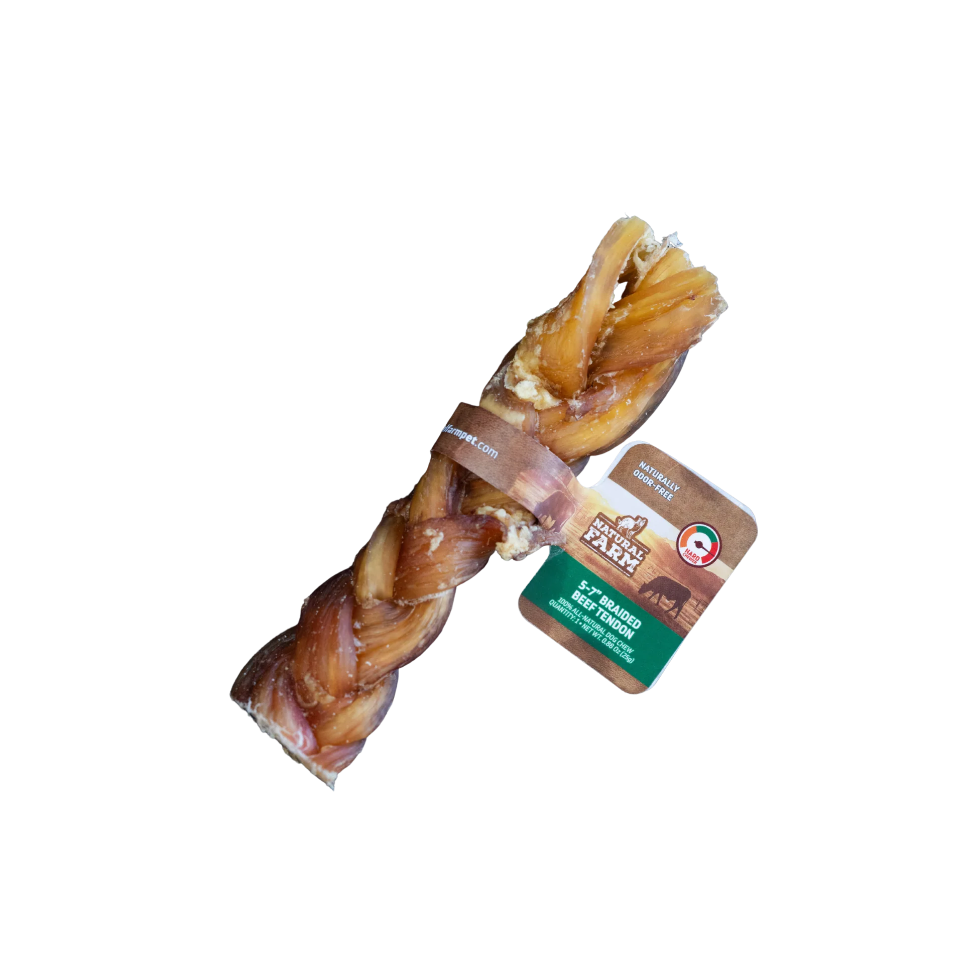 Easy-to-Use Natural Farm 5-7 Braided Beef Tendon Comfortable
