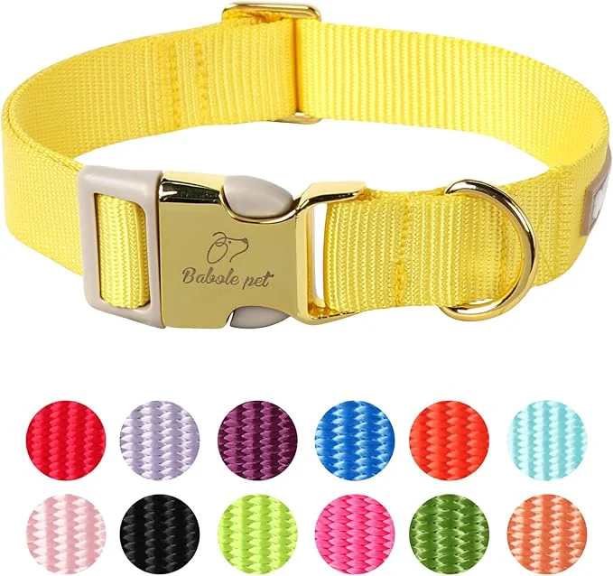 Certified Nylon Dog Collar Sustainable