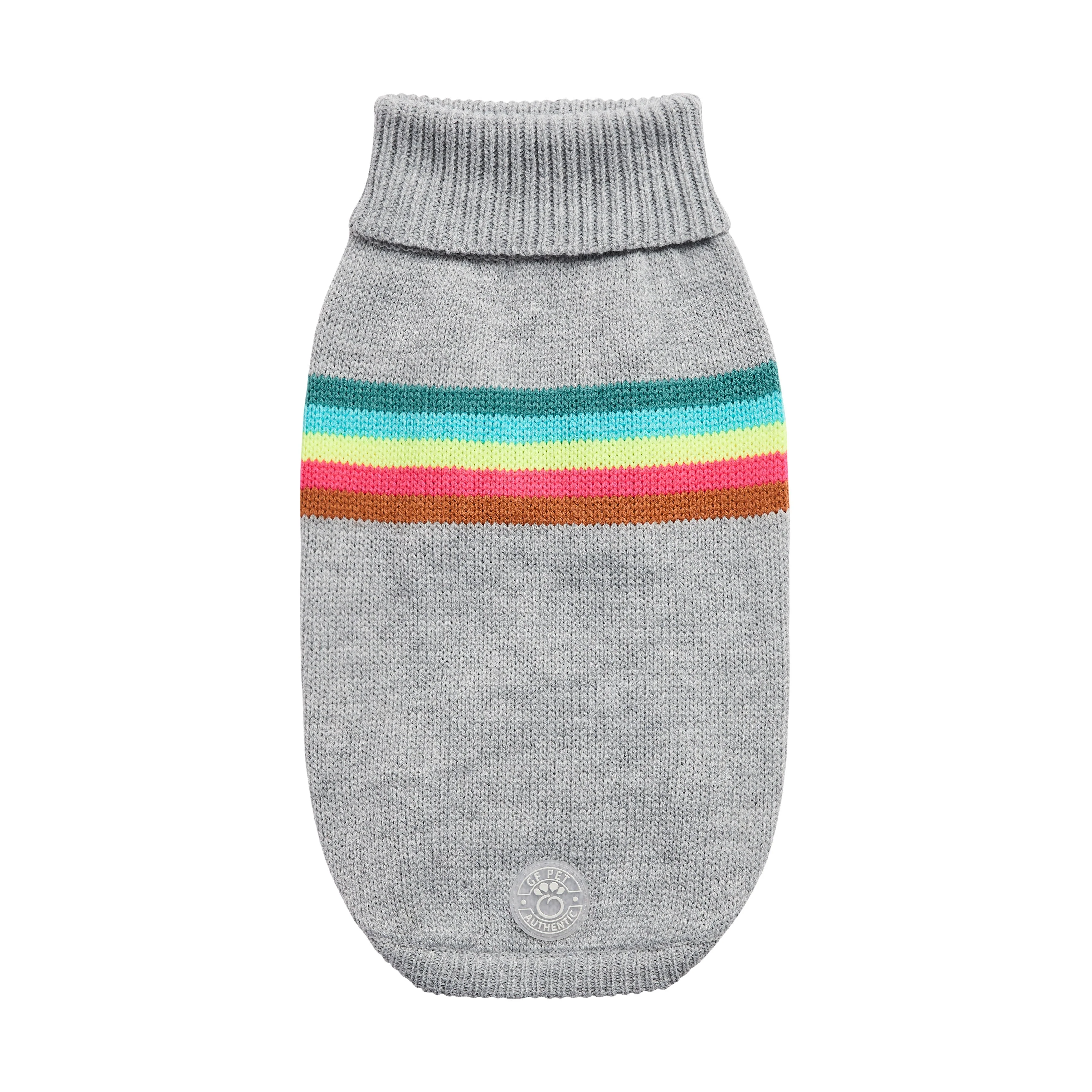 Recyclable Retro Sweater - Grey Mix Detailed
