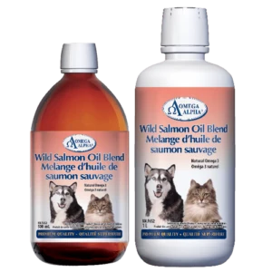 Enhanced Omega Alpha - Wild Salmon Oil Blend for Pets Casual