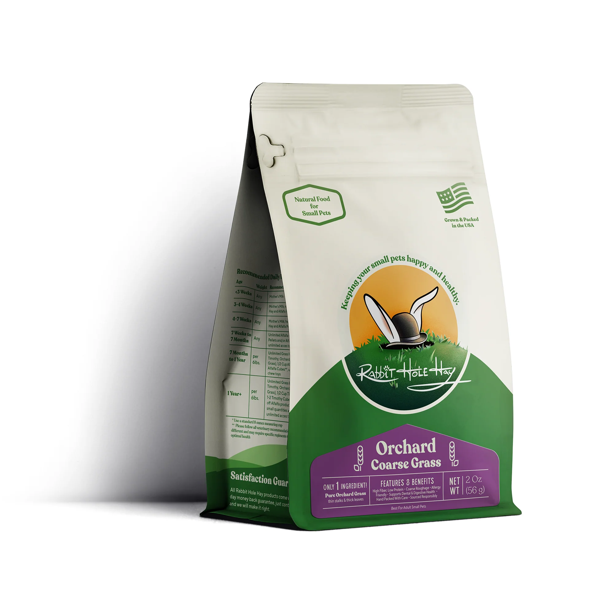 Verified Rabbit Hole Hay Ultra Premium Coarse Orchard Grass Efficient