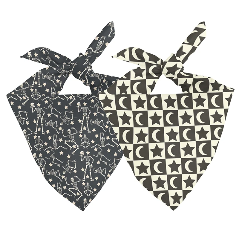 Superior Skeleton Dog Bandana Solid