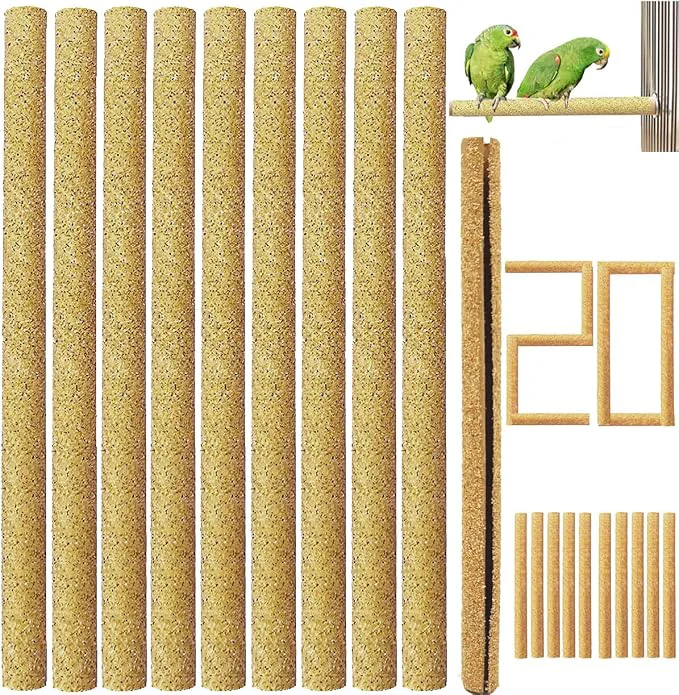 Enhanced 20Pcs Sand Perch Covers for Bird Carefully Designed