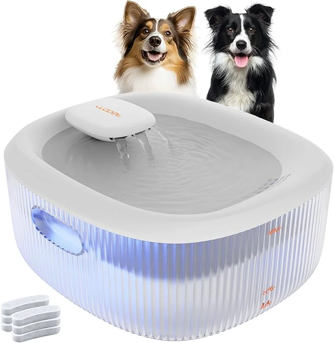 Dependable WOPET Dog Water Fountain for Large Dogs 6L 205oz 1.7Gal Dog Water Bowl Outstanding