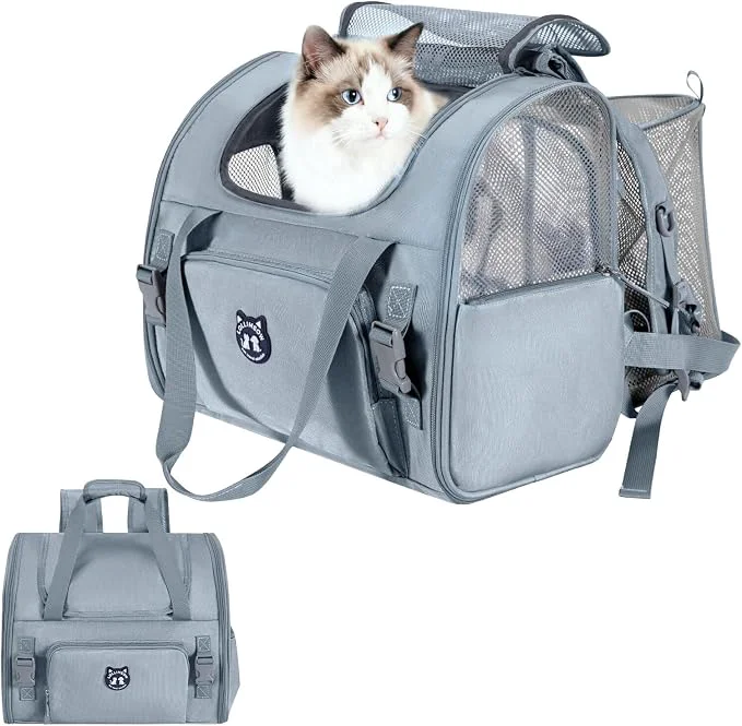 Expertly Made Lollimeow Expandable Cat Carrier Backpack Crafted