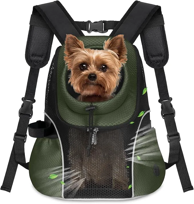 Elite WOYYHO Pet Dog Carrier Backpack Small Dog Front Backpack Ventilated Mesh Dog Innovative