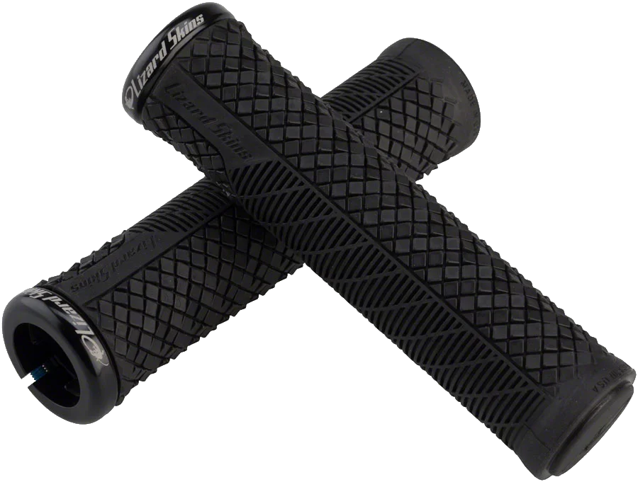 Sustainable Lizard Skins - Charger Evo Lock-On Grips - Black Organic