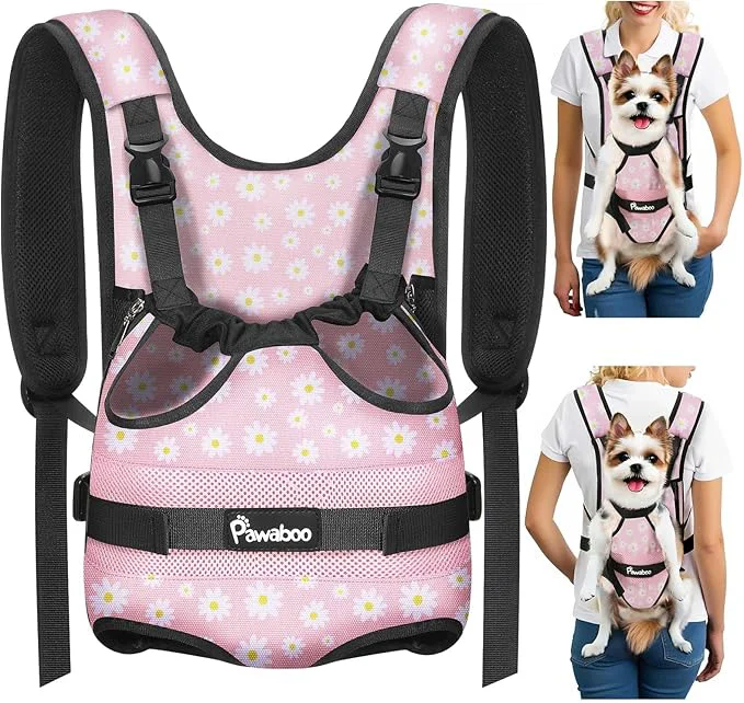 Stylish Pawaboo Pet Dog Front Carrier Backpacks Legs Out Pet Carrier Backpack Consistent