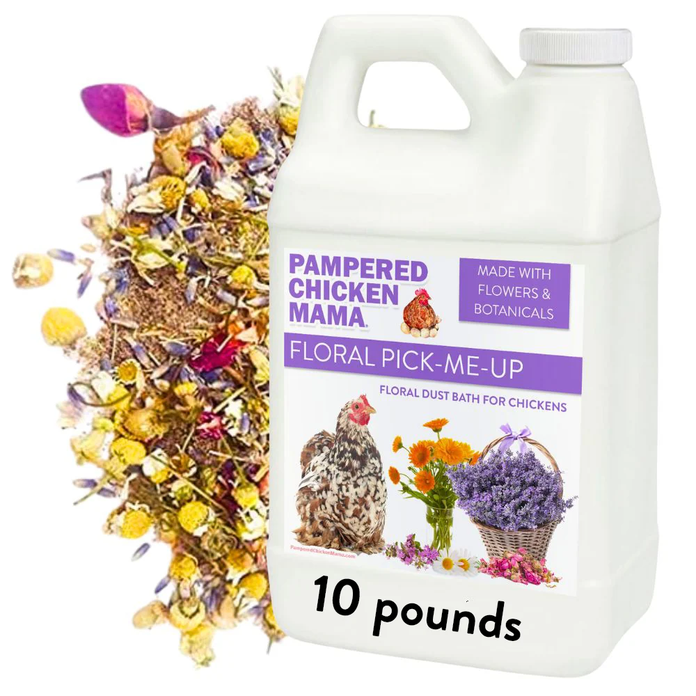 Smooth Pick Me Up Floral Dust Bath With Herbs - For Pet Chickens Other Poultry Elegant