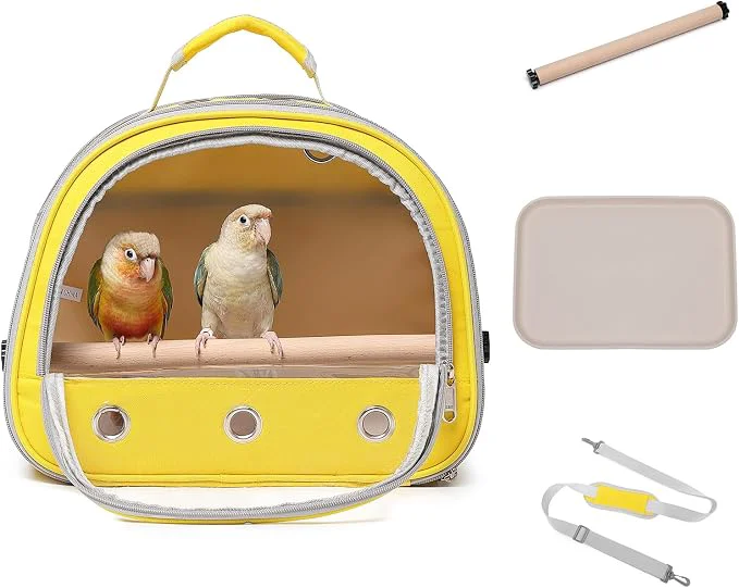 Responsible Bird Carrier Bird Cage Parakeet Parrot Budgie Carrier Backpack Genuine