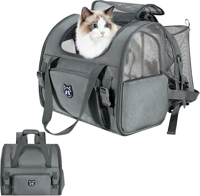 Expertly Made Lollimeow Expandable Cat Carrier Backpack Quality