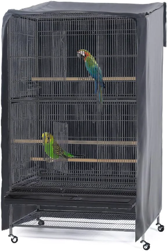 Advanced PONY DANCE Pets Product Universal Birdcage Cover Blackout Breathable Birdcage Green