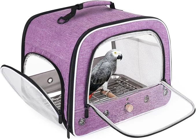 Smooth halinfer Bird Travel Carrier Cage Casual