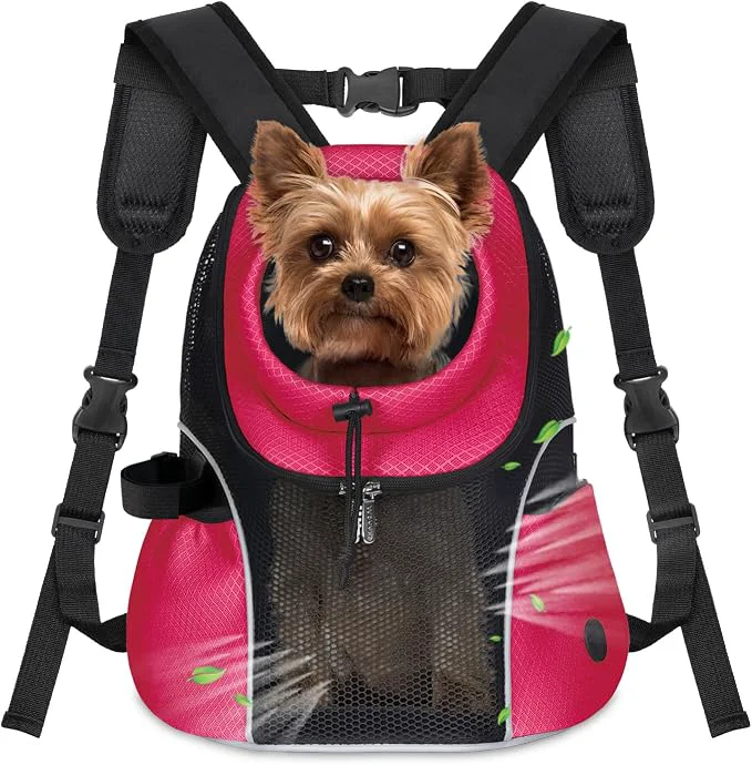 Smooth WOYYHO Pet Dog Carrier Backpack Small Dog Front Backpack Ventilated Mesh Dog Selected