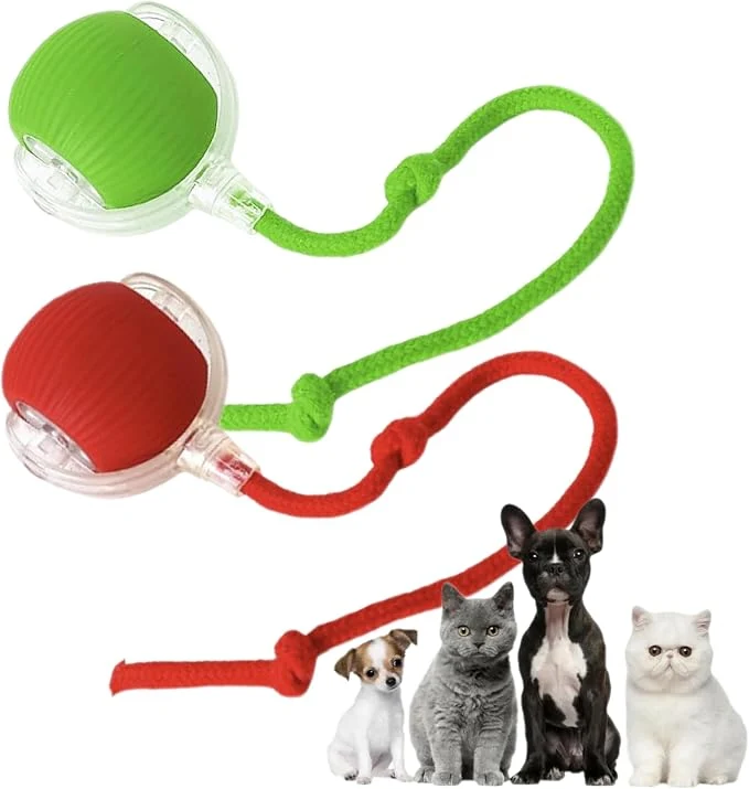 Eco-Friendly 2 Packs Interactive Cat Toy Electric DogBall Toy Cat Toys Verified