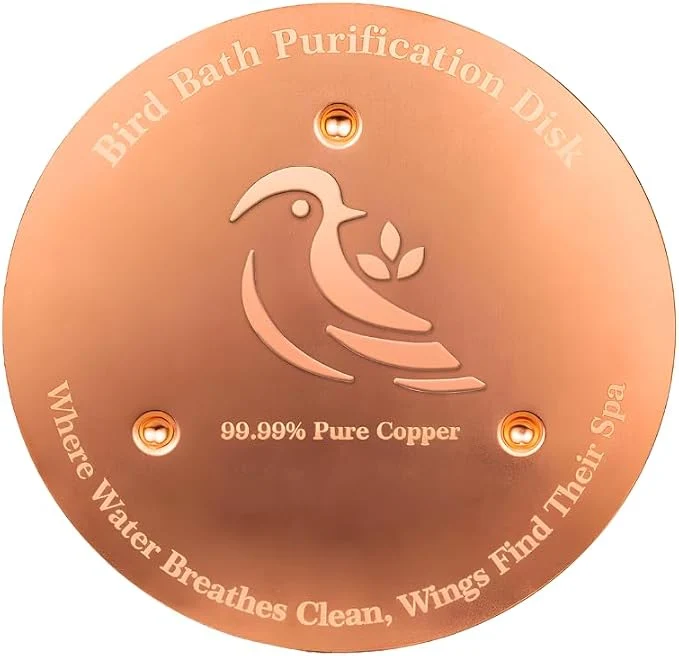 Practical Bird Bath Copper Disk Premium 0.6mm Sturdy 99.99 Pure Copper Disk High-Quality