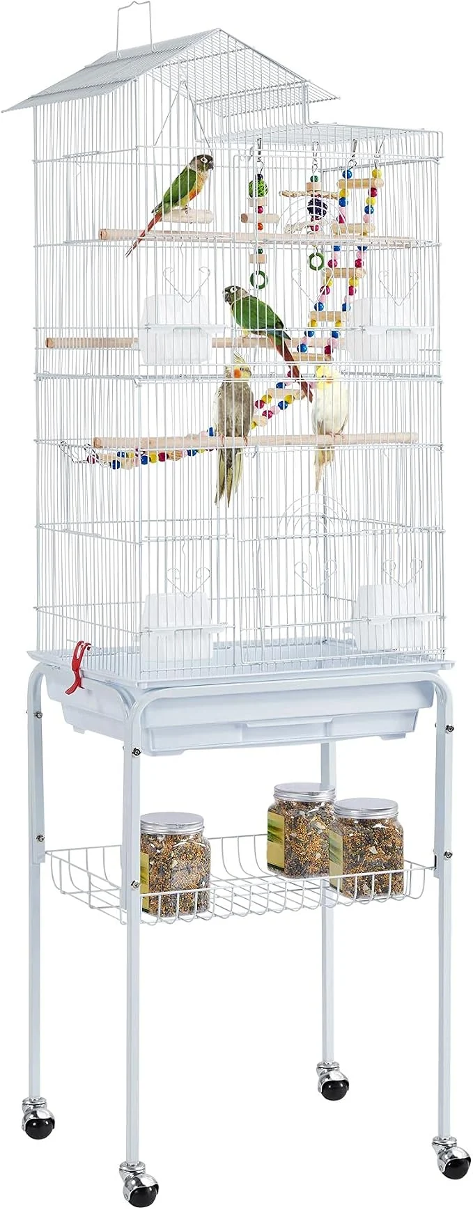 Smooth Yaheetech 62.5-inch Roof Top Flight Bird Cage Secure